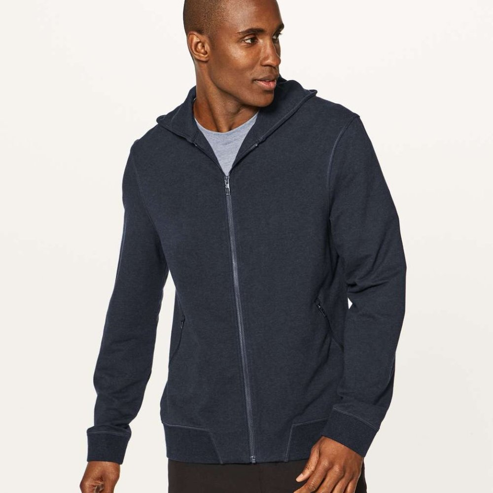 LULULEMON blue Cross cut hoodie
